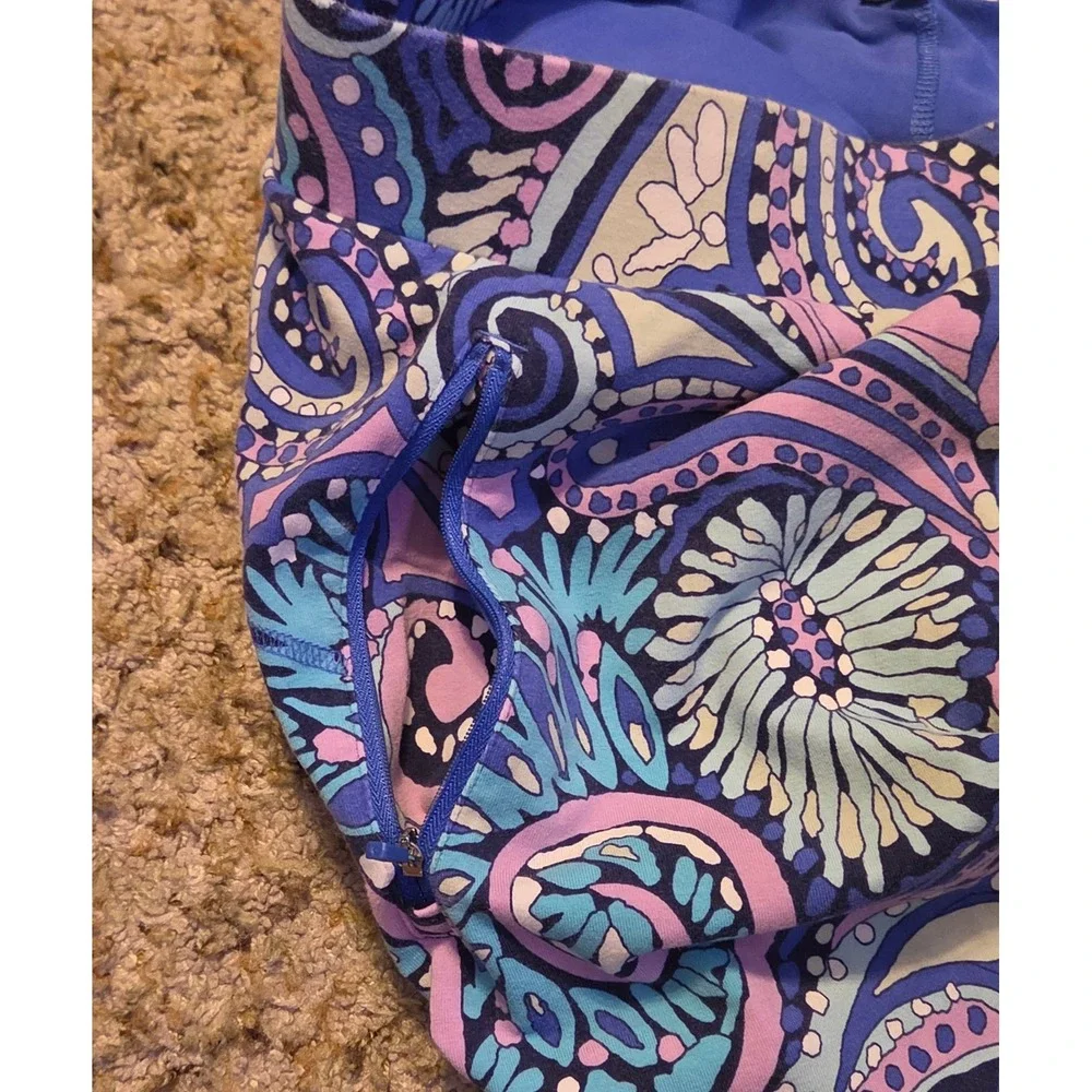 T By Talbots Paisley Print Everyday Yoga Skort Women's Size X (1X) Multicolor